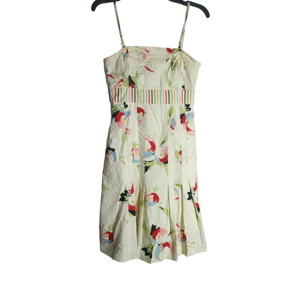Anthropologie maeve inagua floral Dress yellow size 2